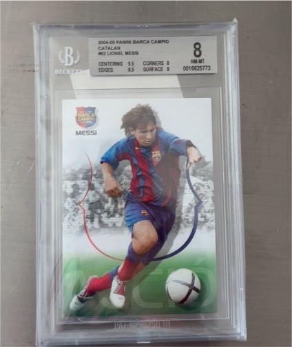2004 Panini Barca Campio Catalan #62 Lionel Messi — front