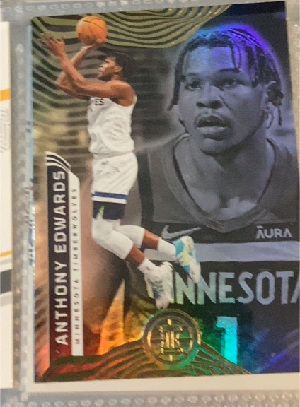 2021-22 Panini Illusions #27 Anthony Edwards — front