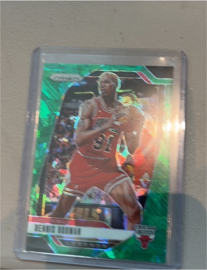 1996 Panini Prizm #91 Dennis Rodman — front