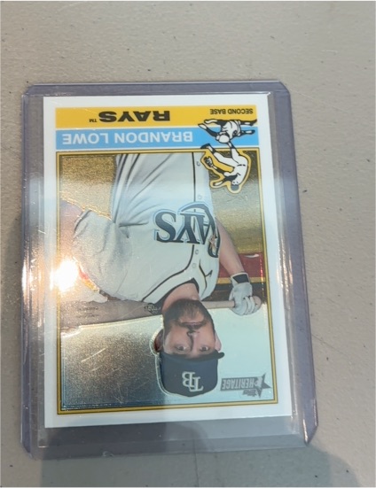 2025 Topps Heritage #488 Brandon Lowe — front