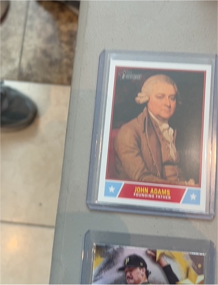 2025 Topps Heritage #HS-2 John Adams — front