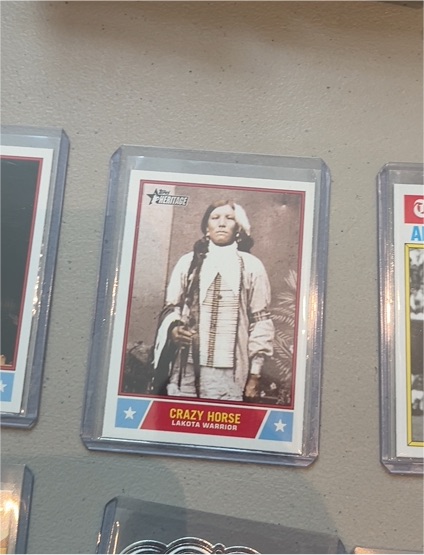 2025 Topps Heritage Notable Americans #NS-XX Crazy Horse — front
