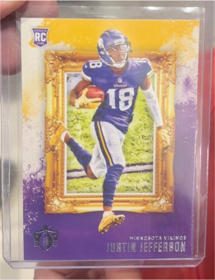 2020 Panini Chronicles Gridiron Kings #GK-13 Justin Jefferson — front