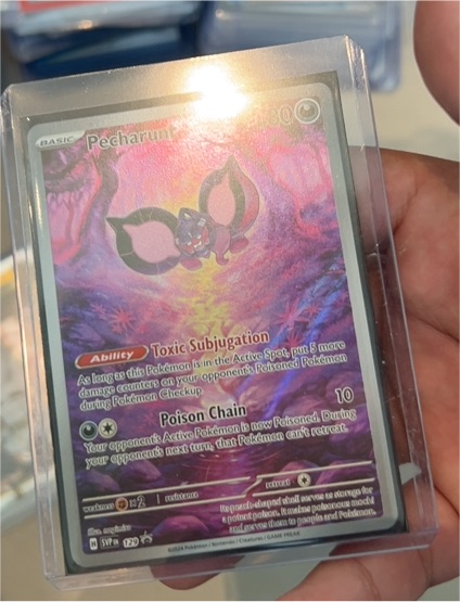 2024 Pokemon Center Exclusive #129 Pecharunt — front