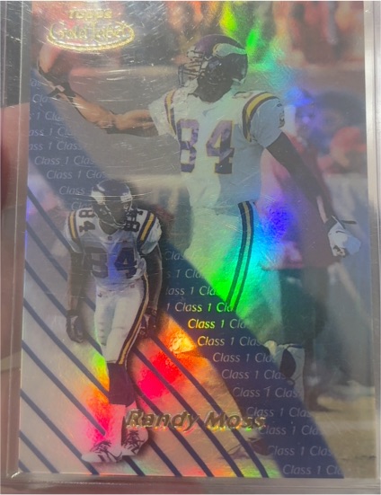 2000 Topps Gold Label #77 Randy Moss — front