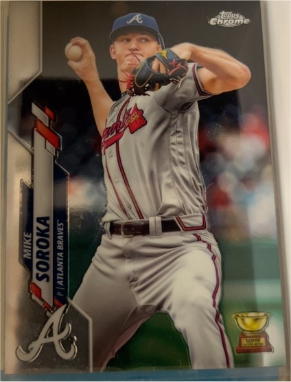 2020 Topps Chrome #96 Mike Soroka — front