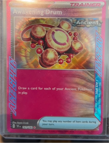 2024 Pokémon Temporal Forces #141 Awakening Drum — front