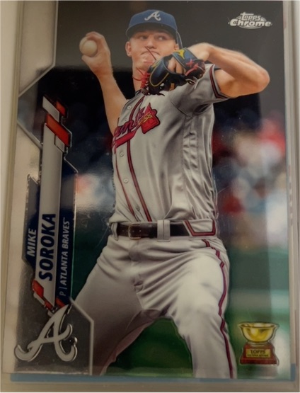 2020 Topps Chrome #96 Mike Soroka — front