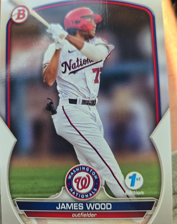 2023 Bowman 1st Edition #BPPF-129 James Wood — front