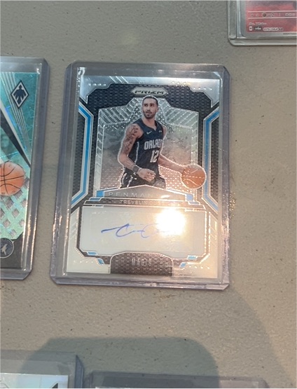 2020-21 Panini Prizm Penmanship #PE-COA Cole Anthony — front