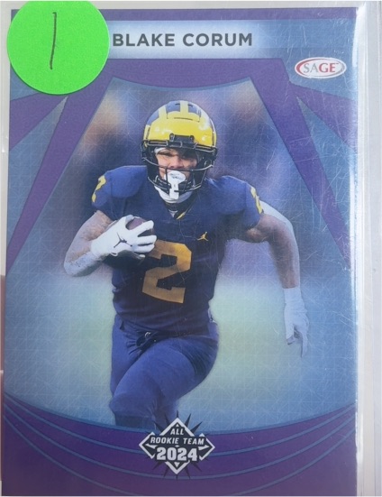 2024 SAGE HIT #115 Blake Corum — front