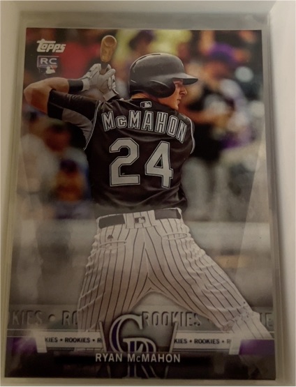 2018 Topps Salute #TS-79 Ryan McMahon Rookie Colorado Rockies — front