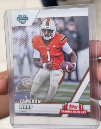 2024 Topps Trading Card Day #U LY Cameron Ward — front