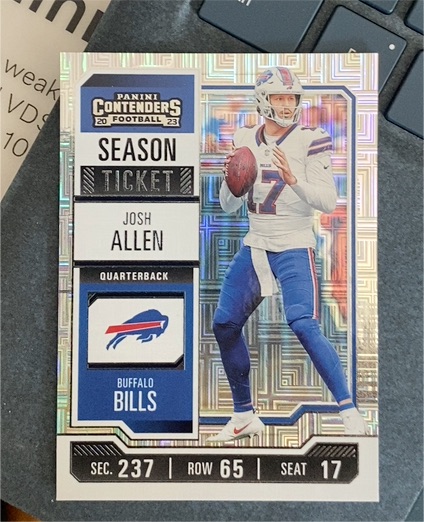 2023 Panini Contenders Season Ticket #11 Josh Allen — front