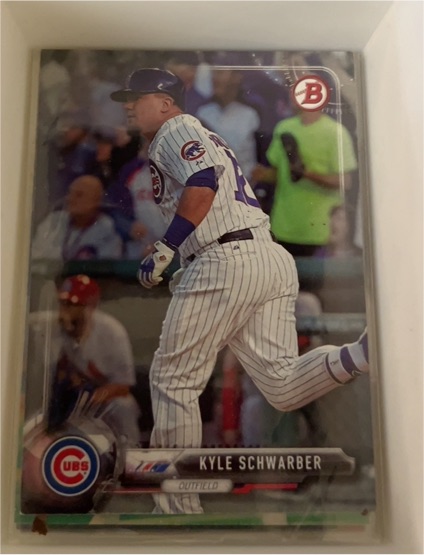 2017 Bowman #45 Kyle Schwarber — front