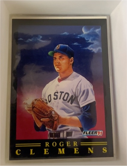 1991 Fleer Pro Visions #9 Roger Clemens — front
