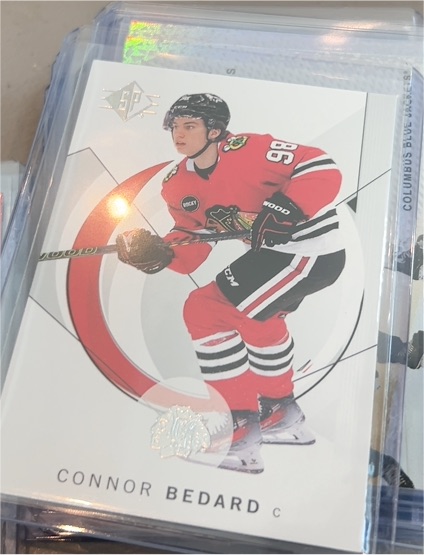 2024-25 Upper Deck SP Authentic #10 Connor Bedard — front