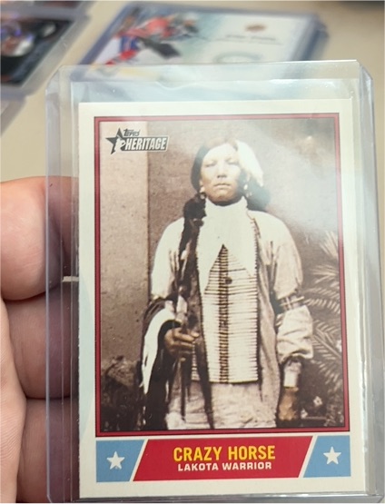 2025 Topps Heritage Notable Americans NS-39 Crazy Horse — front