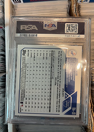 2023 Topps Chrome #RA-JO James Outman — back