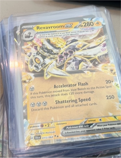 2024 Pokémon SV: Shrouded Fable #015 Revavroom ex — front