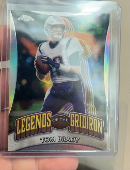 2024 Topps Chrome Legends of the Gridiron #LOG-1 Tom Brady — front