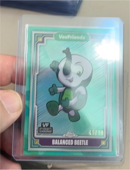 2025 Topps Chrome VeeFriends #23 Balanced Beetle — front