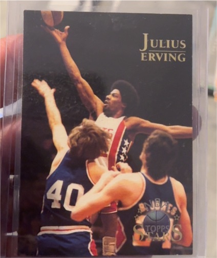 1996 Topps Stars #15 Julius Erving — front