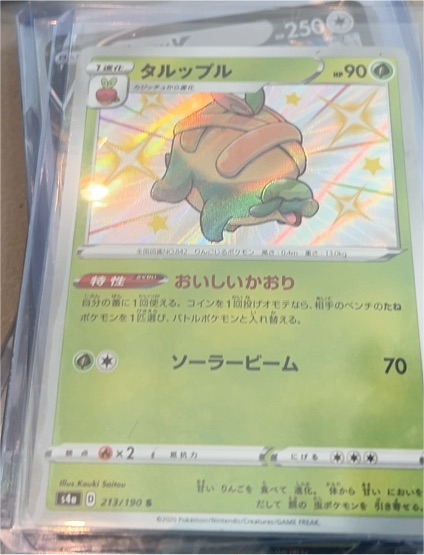 2020 Pokemon S4a #213 Appletun — front