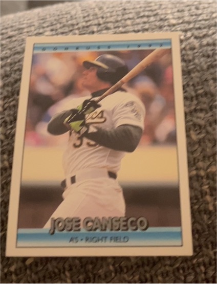 1992 Donruss #548 Jose Canseco — front