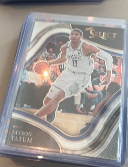 2022 Panini Chronicles Draft Picks Select #1 Jayson Tatum — front