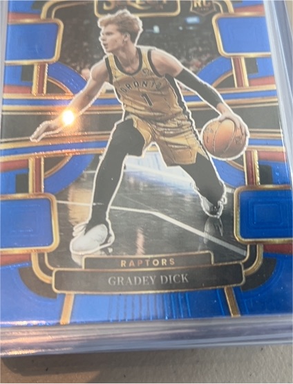 2023-24 Panini Select #90 Gradey Dick Blue Concourse Rookie — front