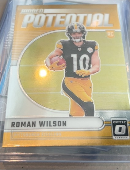2024 Panini Donruss Optic #4 Roman Wilson Hidden Potential Rookie Card — front