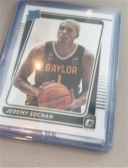 2022 Panini Chronicles Draft Picks Donruss Optic #10 Jeremy Sochan Rated Rookie — front