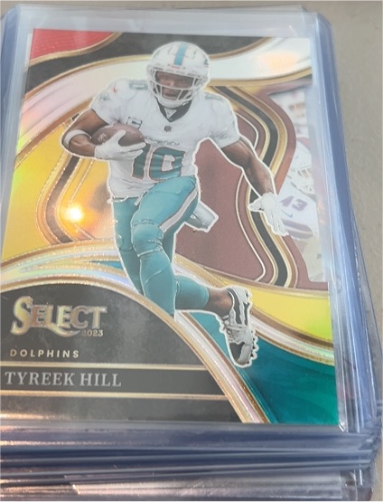 2023 Panini Select Club Level Die-Cut #209 Tyreek Hill — front