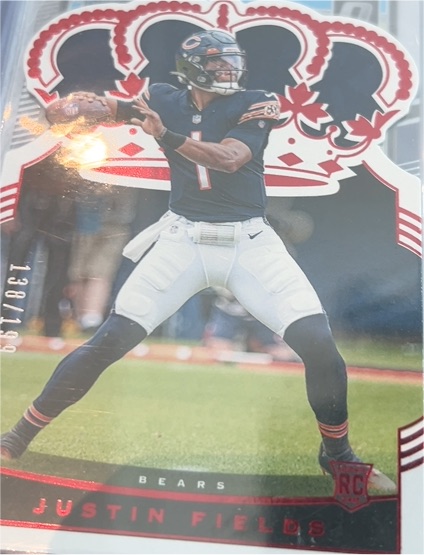 2021 Panini Chronicles Crown Royale #CR-4 Justin Fields — front