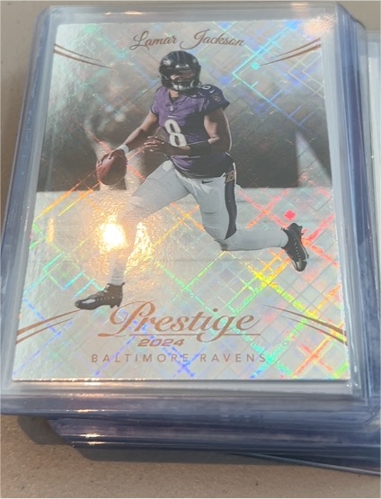 2024 Panini Prestige Xtra Points Diamond Lamar Jackson — front