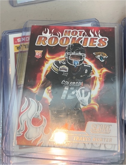 2025 Panini Score Hot Rookies #2 Travis Hunter — front