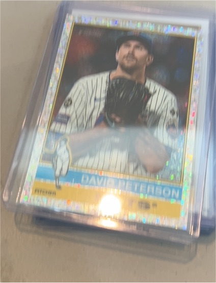 2025 Topps Heritage Chrome #57 David Peterson — front