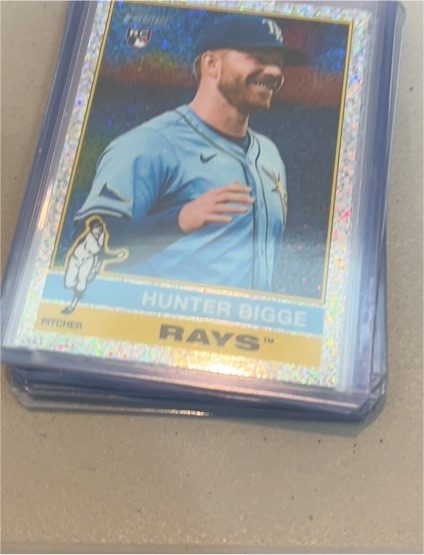 2025 Topps Heritage #256 Hunter Bigge — front