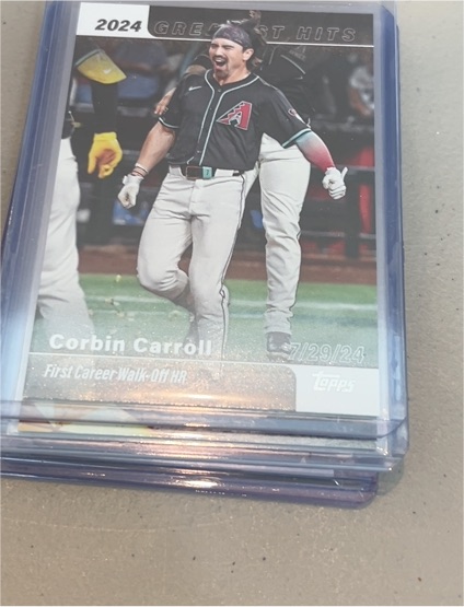 2025 Topps Series 1 #GH-7 Corbin Carroll 2024 Greatest Hits — front