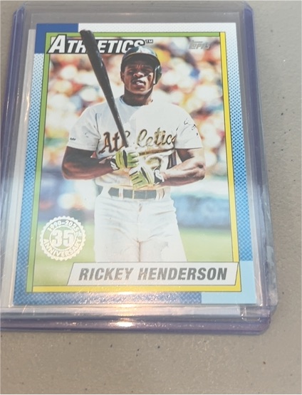2025 Topps Series 1 #T90-46 Rickey Henderson — front