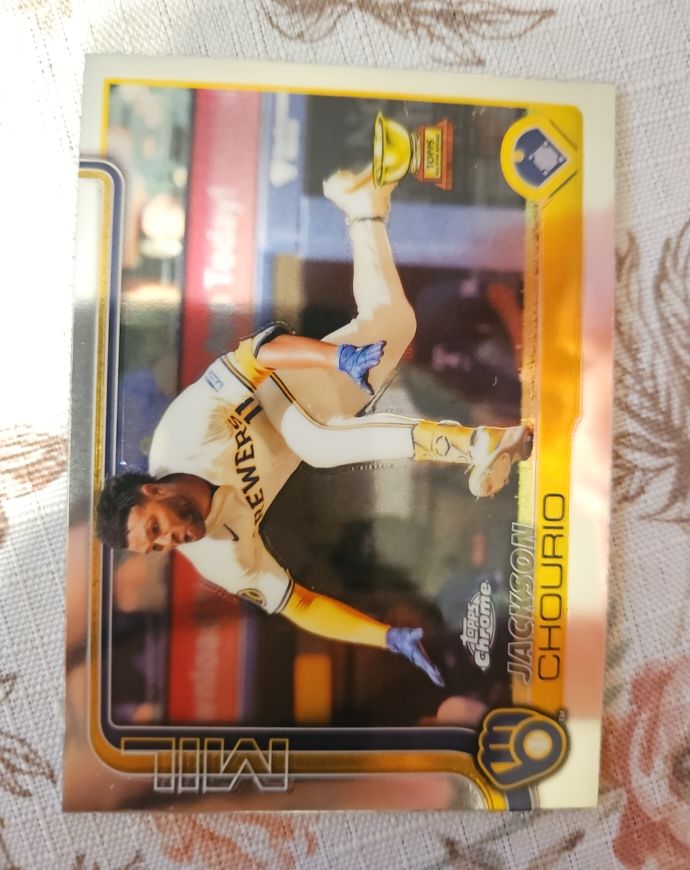 2025 Topps Chrome #262 Jackson Chourio — front