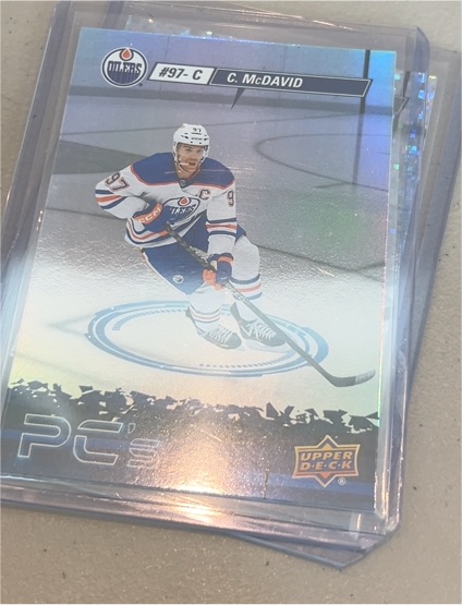 2023-24 Upper Deck Series 2 PC's #97-C Connor McDavid — front