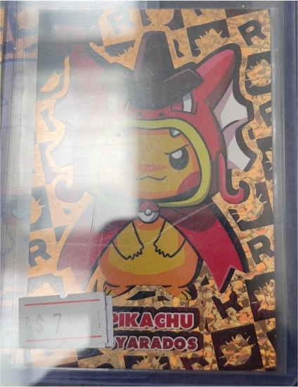 Poncho Pikachu Gyarados Pokemon Card Database Team Rocket — front