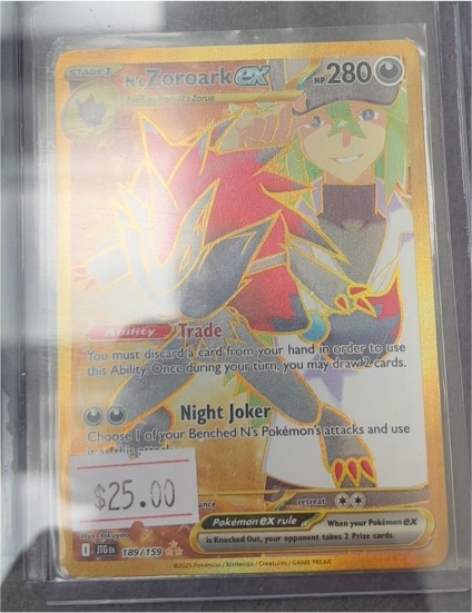 2025 Pokémon SV09 Journey Together #189 N's Zoroark ex — front