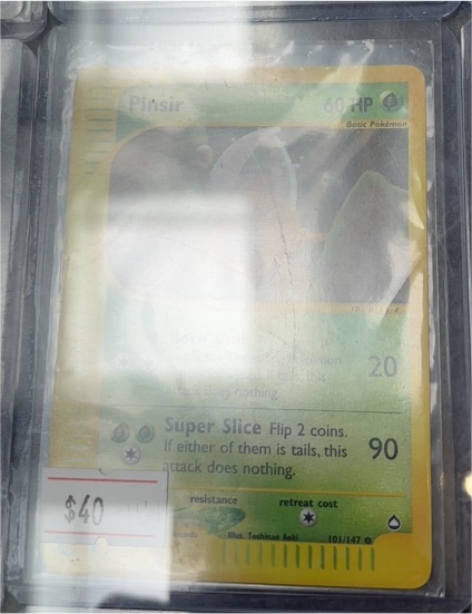 1999 Pokémon #10 Pinsir — front