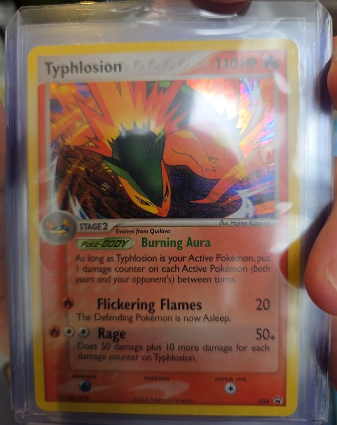 2006 Pokémon Black Star Promo #034 Typhlosion — front