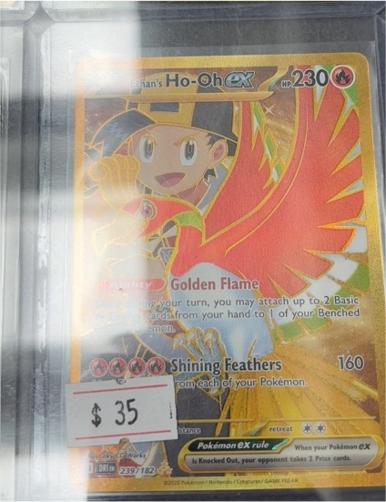 2025 Pokemon SV10 Ethan's Ho-Oh ex #239/182 Destined Rivals — front