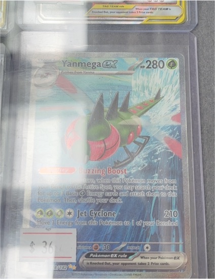 2025 Pokemon Destined Rivals #228 Yanmega EX — front