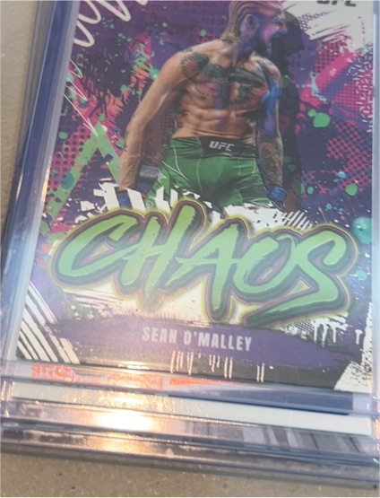 2024 Topps Finest UFC #CHA-21 Sean O'Malley Chaos — front